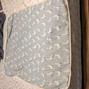 Fleece crib blanket